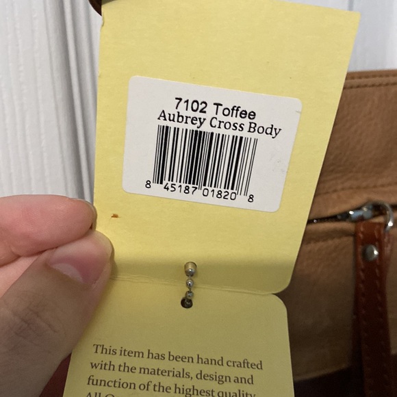 OSGOODE MARLEY Toffee leather crossbody - Picture 8 of 9